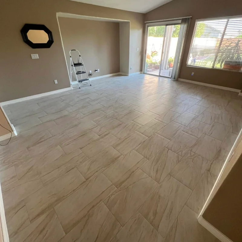 flooring installation slider